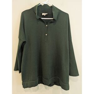 Tuckernuck Clayton Tencel Linen Knit Polo Size M/L